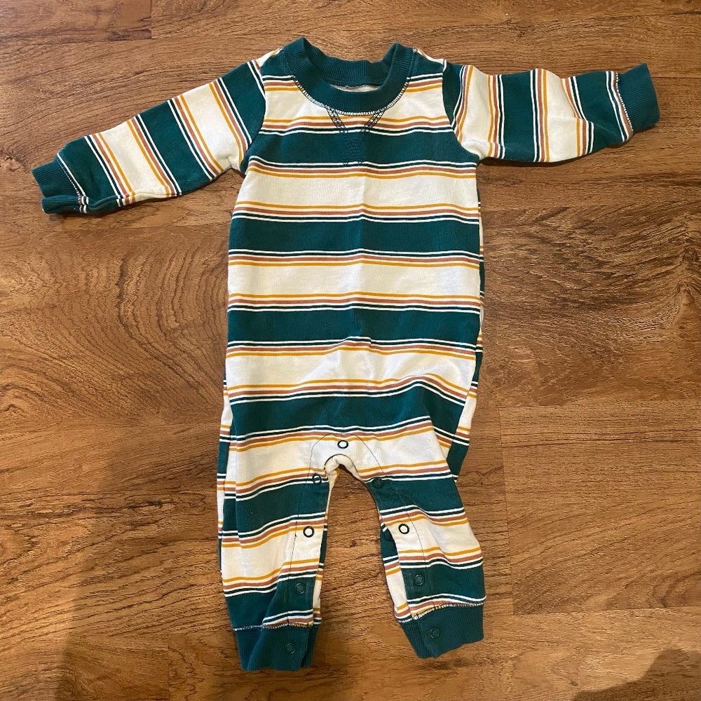 Carter's Boy's Striped Jumpsuit 6-9months